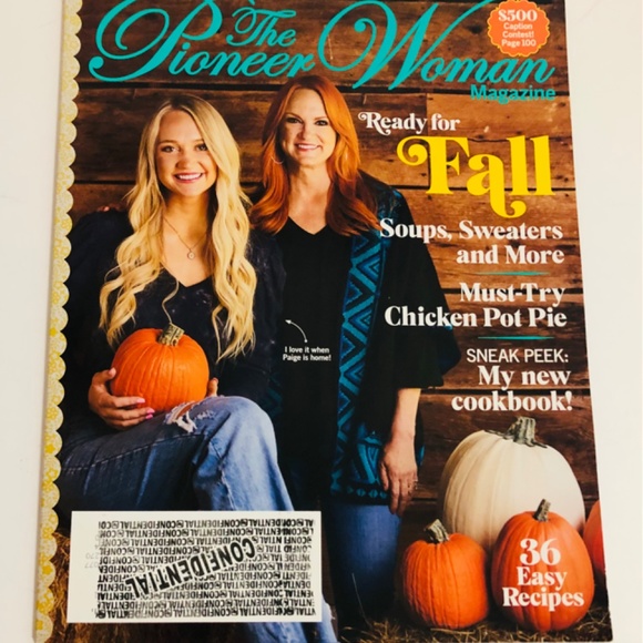 Pioneer Woman Magazine Ready for Fall 2021 Issue Ree Drummond 36 Easy Recipes - Picture 2 of 3